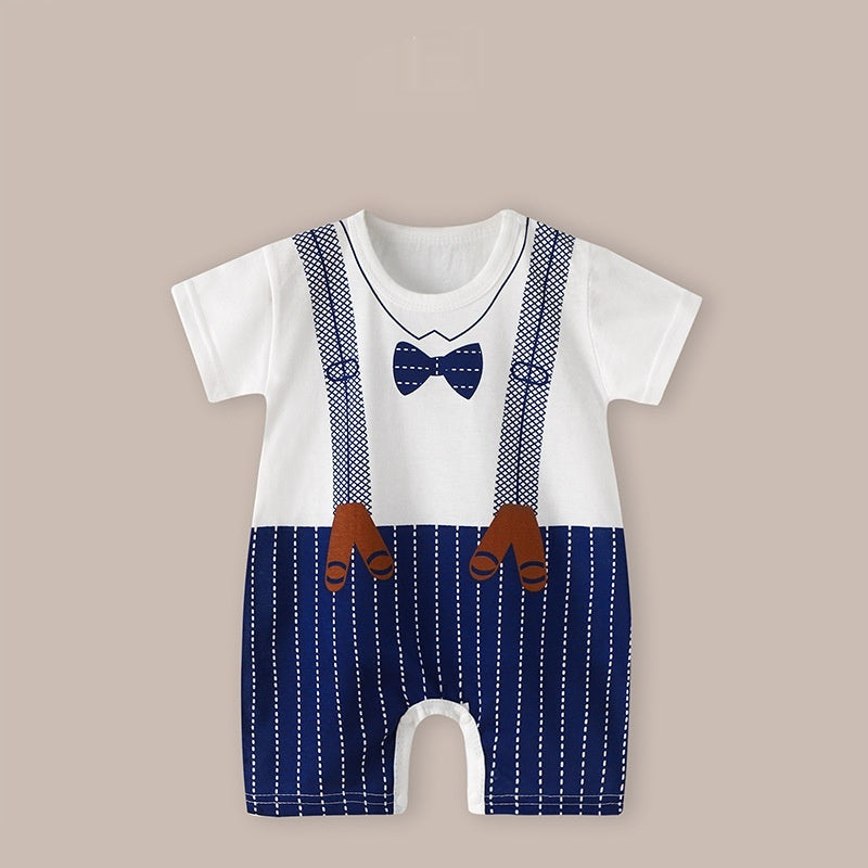 Baby Thin Short Sleeve Newborn Baby Child Jumpsuit Romper