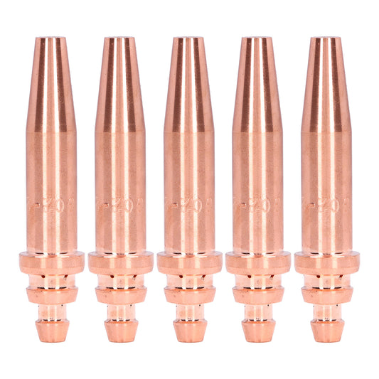 5Pcs Acetylene Cutting Tips Nozzle Torch Consumable Accessories for Integrated Machine 2# G02‑2