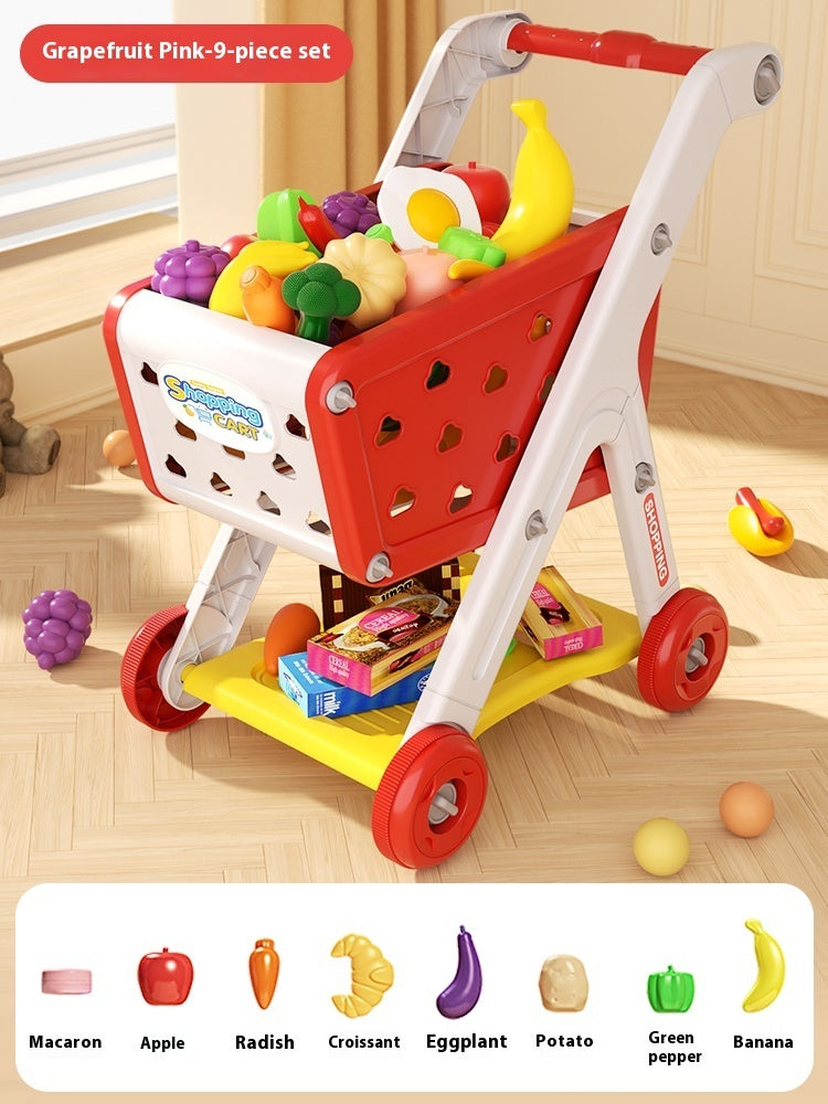 Shopping Cart Toy Baby Trolley Play House