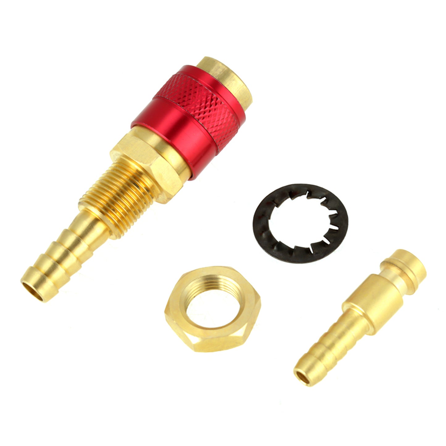 2pcs 8mm Water Cooled & Gas Adapter Quick Connector Fitting For TIG Welding Torch