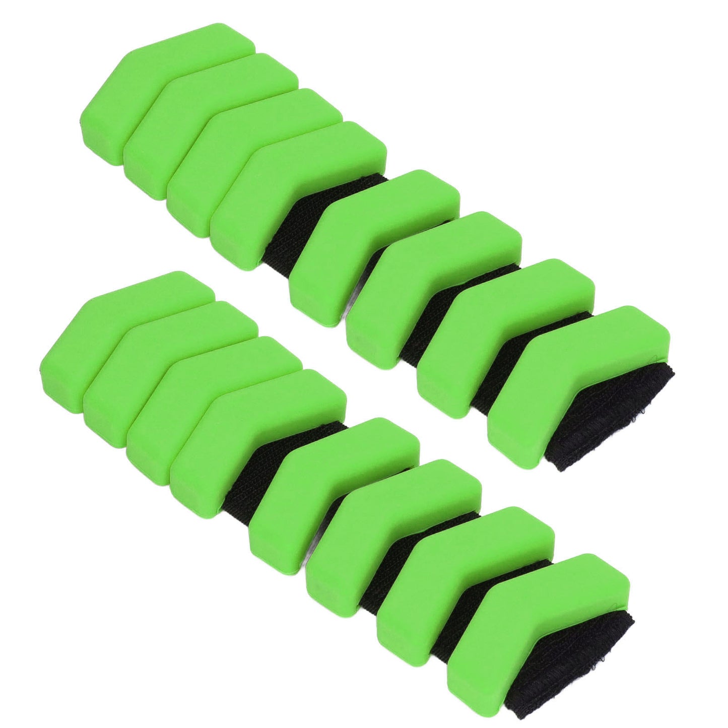 1 Pair Resin Weight Bearing Bracelet Adjustable Wrist Ankle Weights Belt for Fitness Sports Green