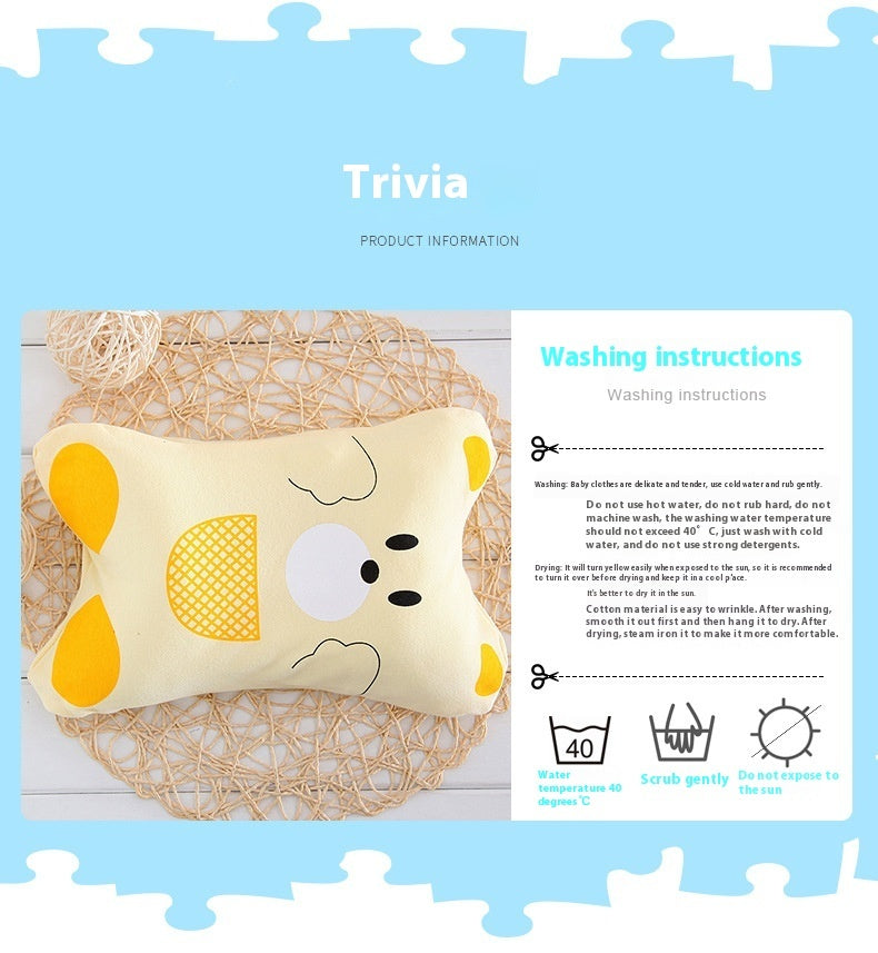 Baby Pillow Detachable Removable Washable Baby Pillow