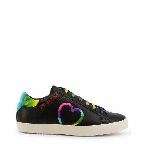 Schwarze Regenbogen-Sneaker