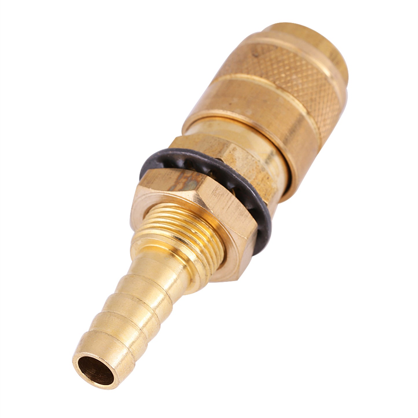 Water Cooled & Gas Adapter Quick Hose Connector Fitting For MIG TIG Welder Torch(Brass)