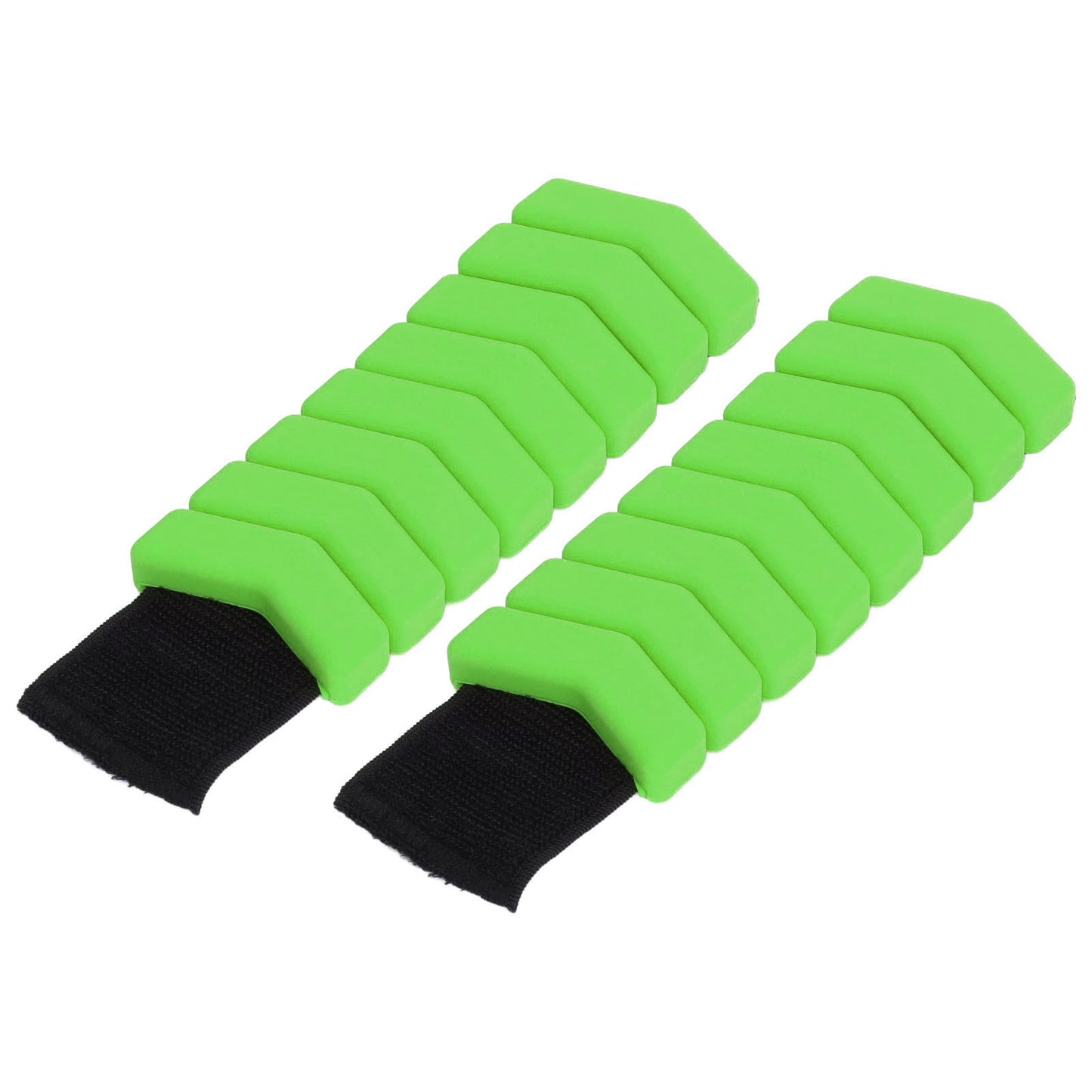 1 Pair Resin Weight Bearing Bracelet Adjustable Wrist Ankle Weights Belt for Fitness Sports Green