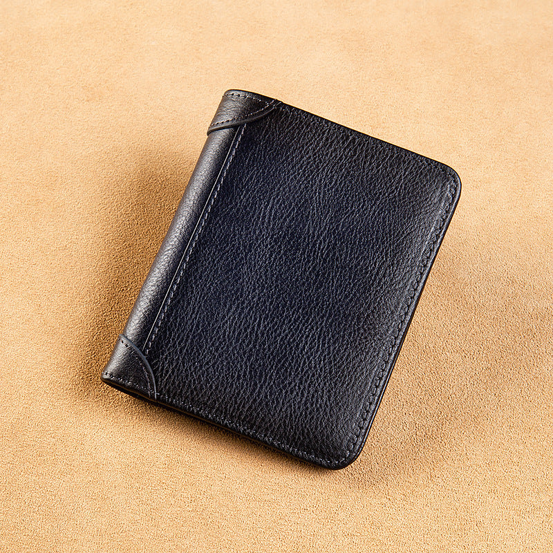 All-in-one Short Money Leather Ultra-thin Men's Wallet