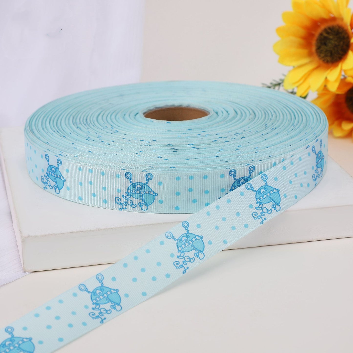 Colorful Baby Printed Ribbon DIY Baby Products Milk Bottle Packaging Tape