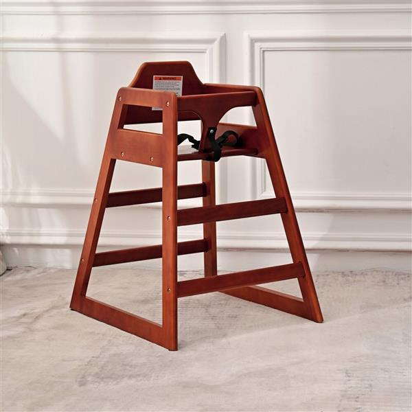 Wooden Double Solid Wood Feeding Baby Height Increasing Chair