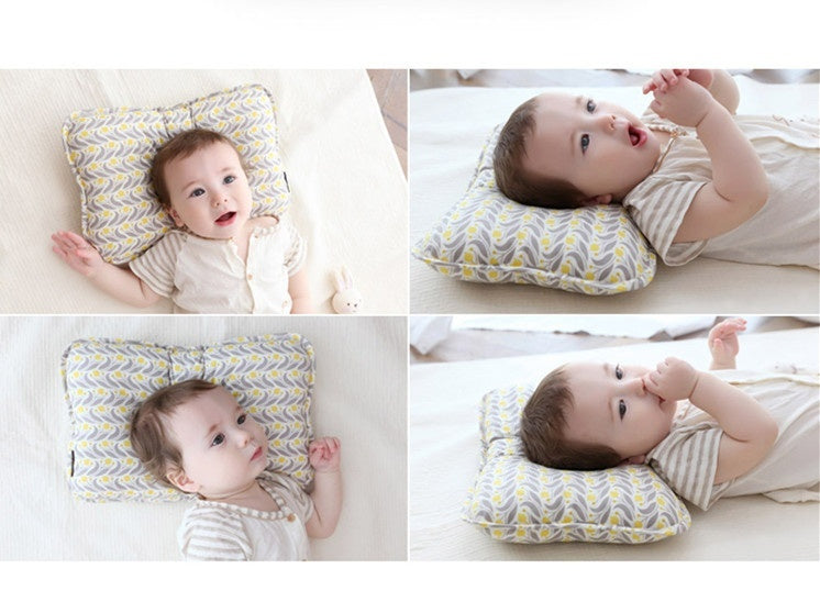 3d Breathable Mesh Four Seasons Baby Pillow Anti-deviation Head