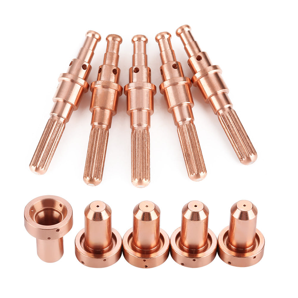 5pcs 9-8215 Electrode   5 pcs 9-8210 Nozzle Tips for Thermal Dynamics SL60/100 Plasma Torch