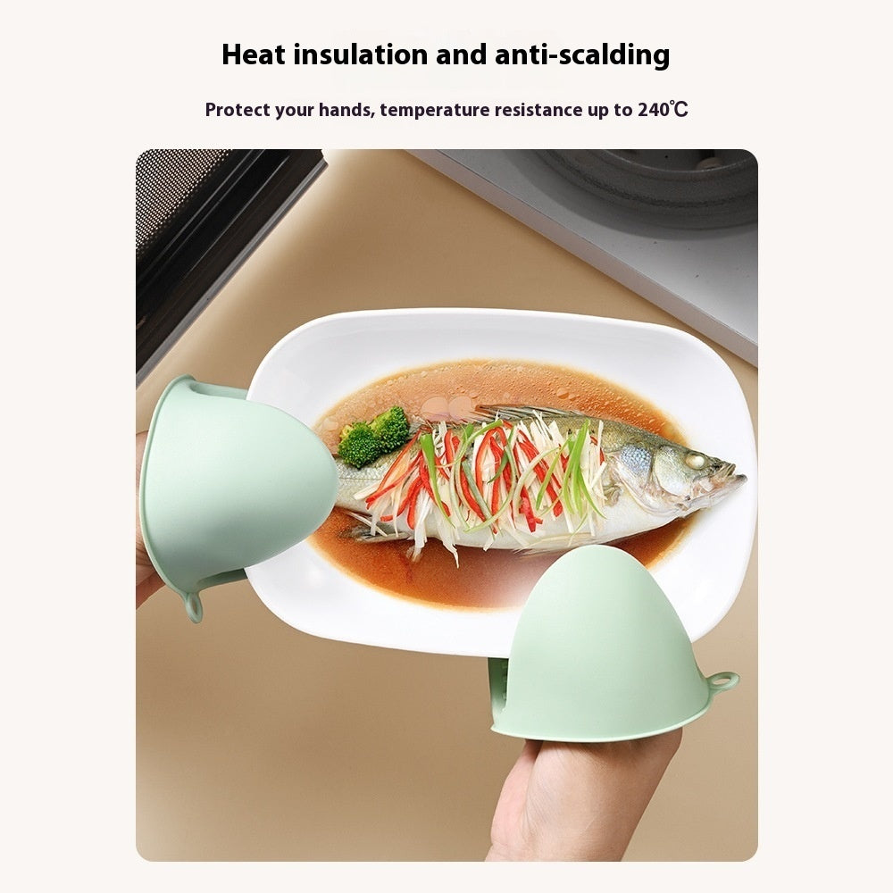 Silicone Microwave Oven Insulated Gloves Heatproof Baking Handbag