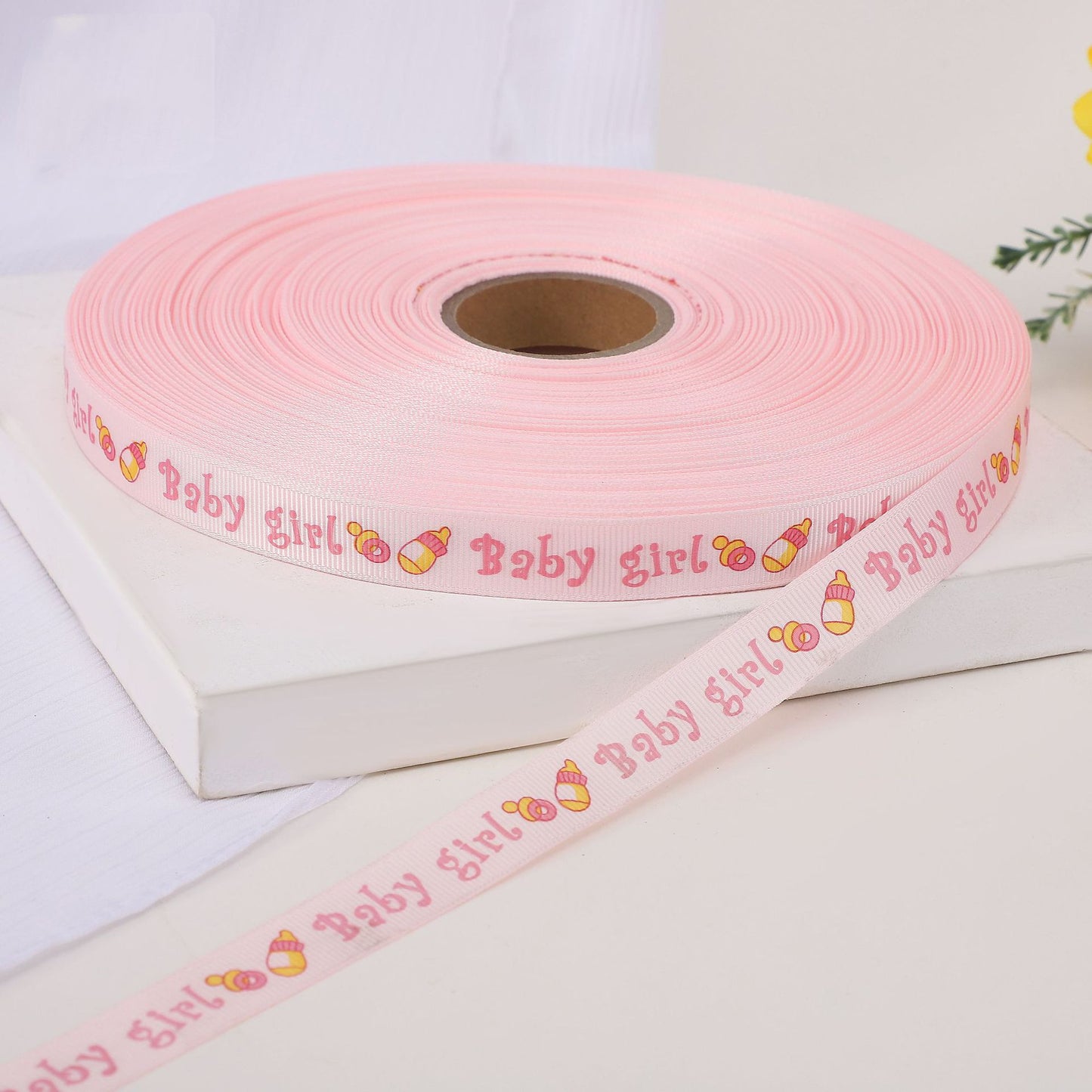 Colorful Baby Printed Ribbon DIY Baby Products Milk Bottle Packaging Tape