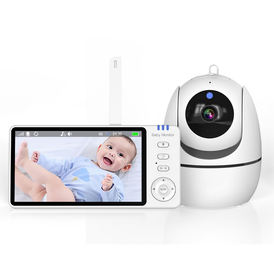 Wireless Voice Intercom With Screen Baby Monitor Sleep Children Monitoring