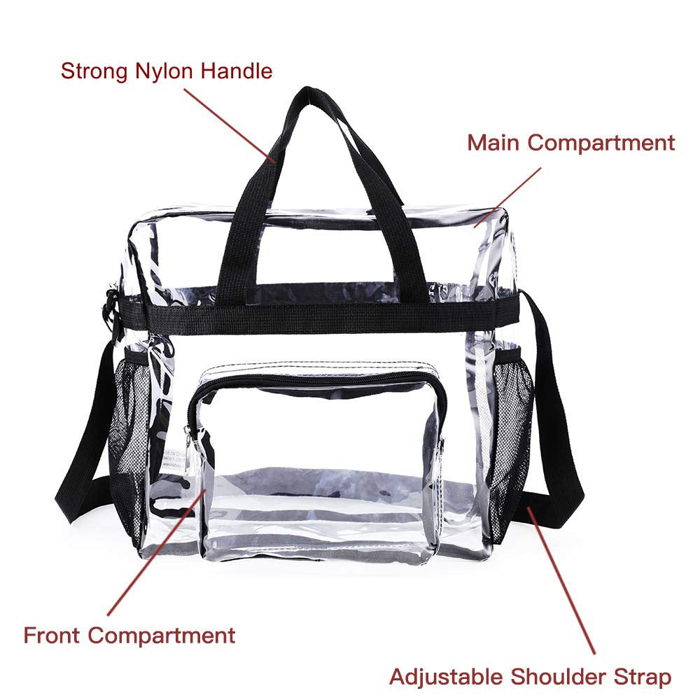 PVC Transparent Taschen Handtasche Tragbare Reise Buggy Tasche