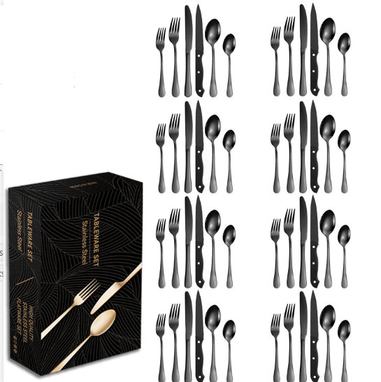 Tableware Set Stainless Steel Tableware For Combo 8 People