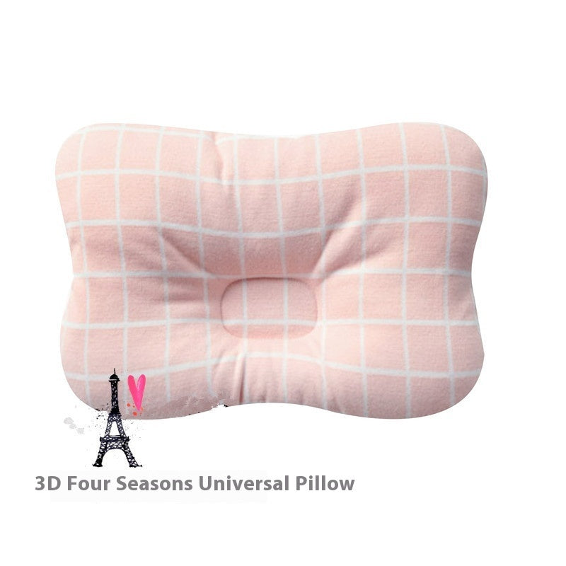 3d Breathable Mesh Four Seasons Baby Pillow Anti-deviation Head