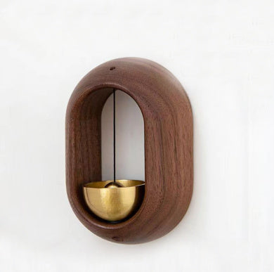 Black Walnut Suction Door Copper Bell